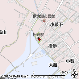 愛知県田原市伊良湖町拾歩周辺の地図