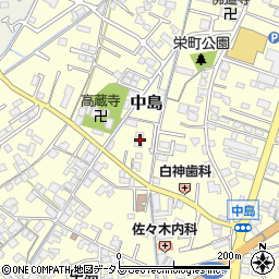 岡山県倉敷市中島204周辺の地図