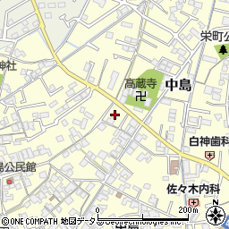 岡山県倉敷市中島196周辺の地図