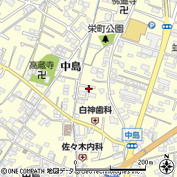 岡山県倉敷市中島228周辺の地図