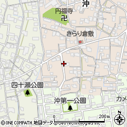 サダキヨ理容・カットサロン　沖店周辺の地図