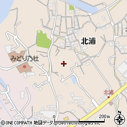 岡山県岡山市南区北浦257周辺の地図