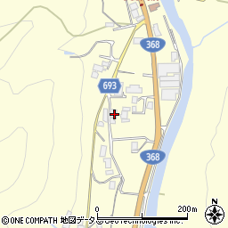 三重県名張市長瀬1389周辺の地図