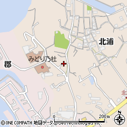 岡山県岡山市南区北浦124-10周辺の地図