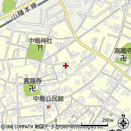 岡山県倉敷市中島132周辺の地図