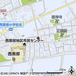 西浦公民館周辺の地図