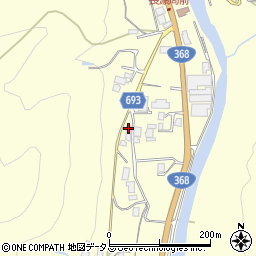 三重県名張市長瀬1361周辺の地図