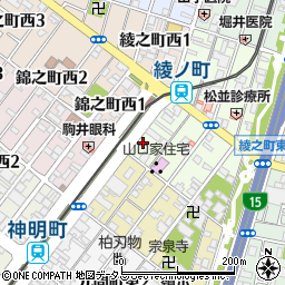 Ｄパーキング錦之町東１丁第１駐車場周辺の地図