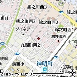 喜田工作所周辺の地図