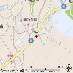 岡山県岡山市南区北浦713周辺の地図