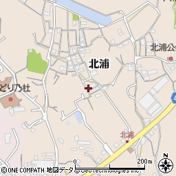 岡山県岡山市南区北浦496周辺の地図
