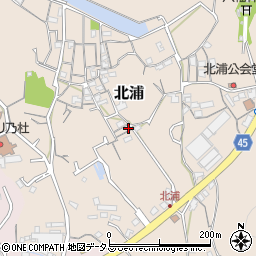 岡山県岡山市南区北浦506周辺の地図