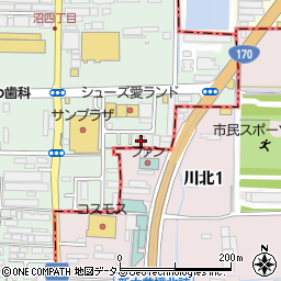 エスポワール２周辺の地図