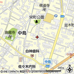 岡山県倉敷市中島222周辺の地図
