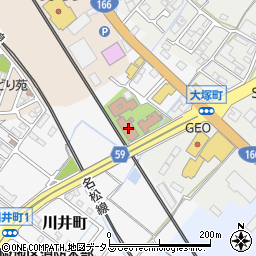 三重県松阪市川井町1356-3周辺の地図