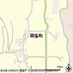 奈良県奈良市藺生町周辺の地図
