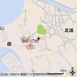 岡山県岡山市南区北浦114周辺の地図