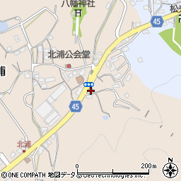 岡山県岡山市南区北浦713-1周辺の地図