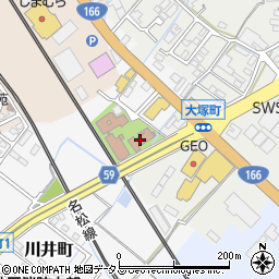 太陽の里（社会福祉法人）軽費老人ホームさわやか苑周辺の地図