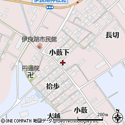 愛知県田原市伊良湖町（小薮下）周辺の地図