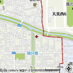 コンフォート北花田周辺の地図