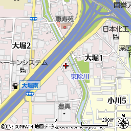 業務用エアコン工事センター周辺の地図