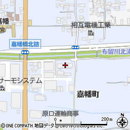 桃陽電線天理工場周辺の地図