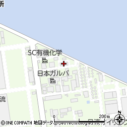 長井製薬所周辺の地図