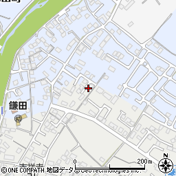 鎌田町天神公園周辺の地図