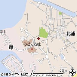 岡山県岡山市南区北浦115周辺の地図