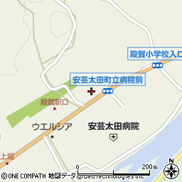 広島市農協　とのがホール周辺の地図