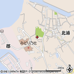 岡山県岡山市南区北浦107周辺の地図