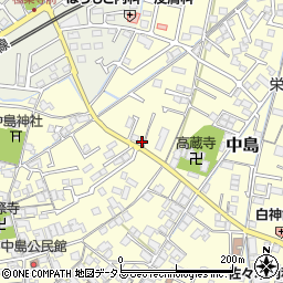 岡山県倉敷市中島159周辺の地図
