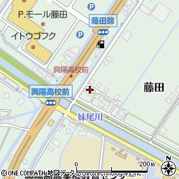 岡山県岡山市南区藤田1684周辺の地図