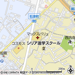 ポーラザビューティ松阪郷津店周辺の地図