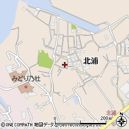 岡山県岡山市南区北浦338周辺の地図