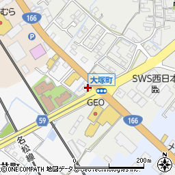鈴定燃料株式会社　松阪国道給油所周辺の地図