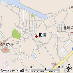 岡山県岡山市南区北浦476周辺の地図