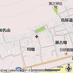愛知県田原市堀切町（川畑）周辺の地図