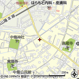 岡山県倉敷市中島128周辺の地図