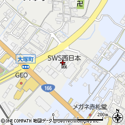 ＳＷＳ西日本周辺の地図