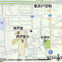 井戸堂学童保育所周辺の地図