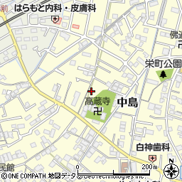 岡山県倉敷市中島194周辺の地図