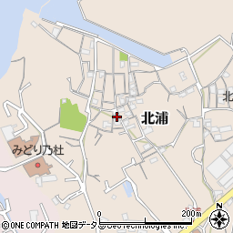 岡山県岡山市南区北浦352周辺の地図