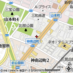 すき家２６号堺山本店周辺の地図