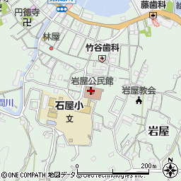 中之町公民館周辺の地図