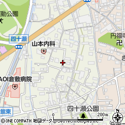 岡山県倉敷市四十瀬周辺の地図