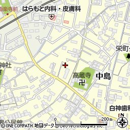 岡山県倉敷市中島156周辺の地図