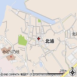 岡山県岡山市南区北浦468周辺の地図