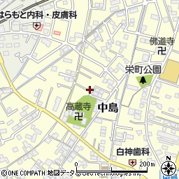 岡山県倉敷市中島190周辺の地図